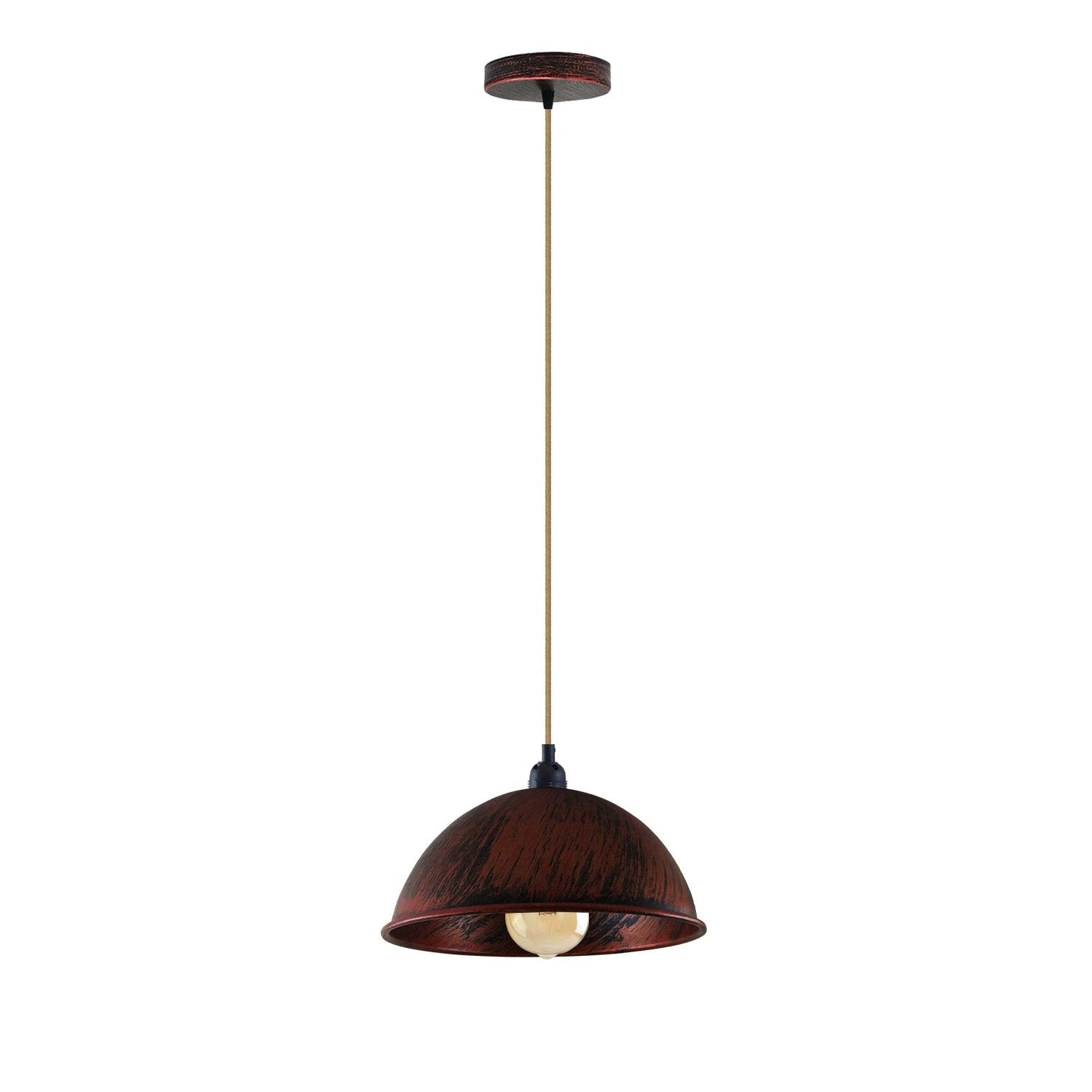 Vintage Industrial Pendant Light E27 Fixture by Un-branded