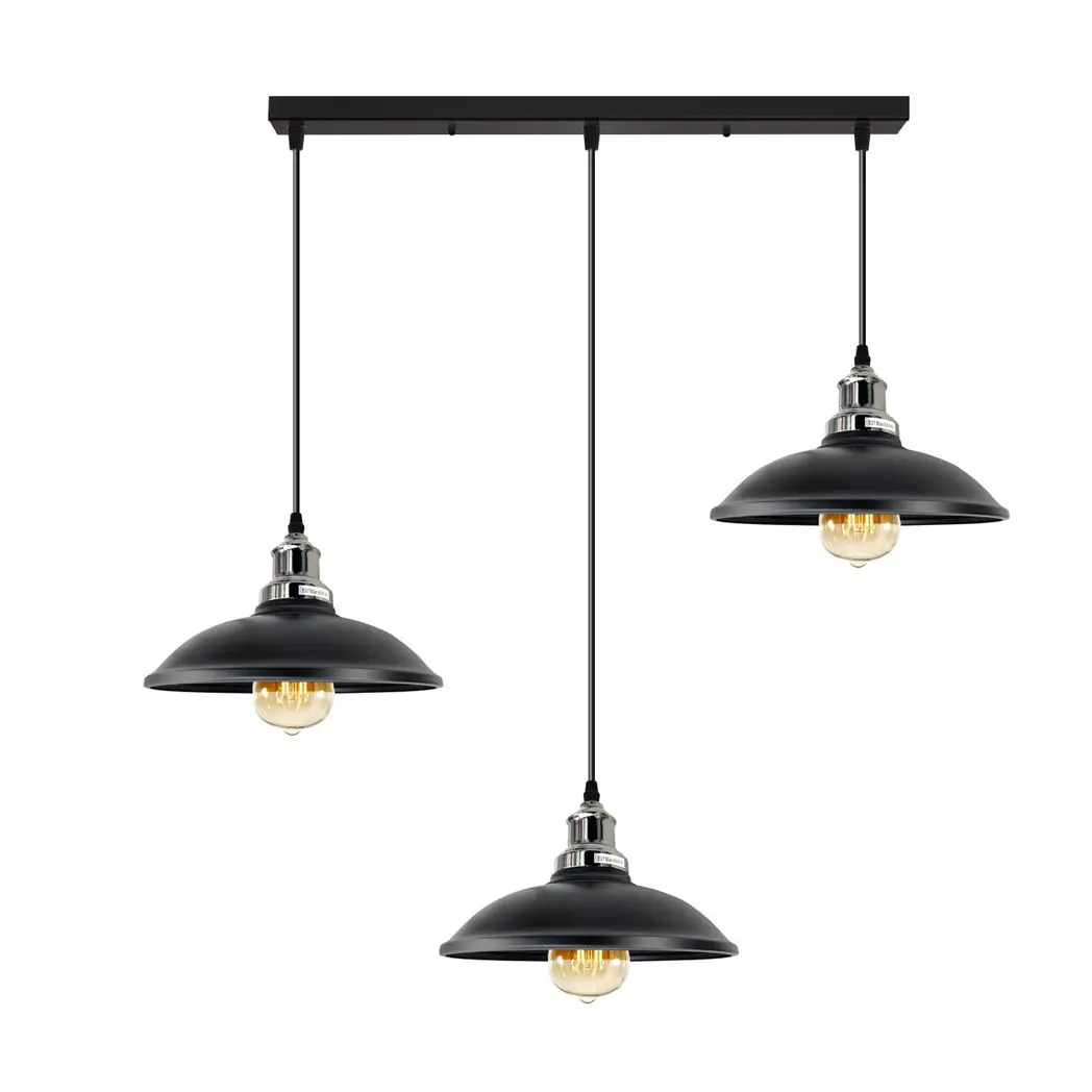 Un-branded Industrial Vintage Kitchen Lights Chandelier Metal Shade Hanging E27 Pendant - Pendant Lights