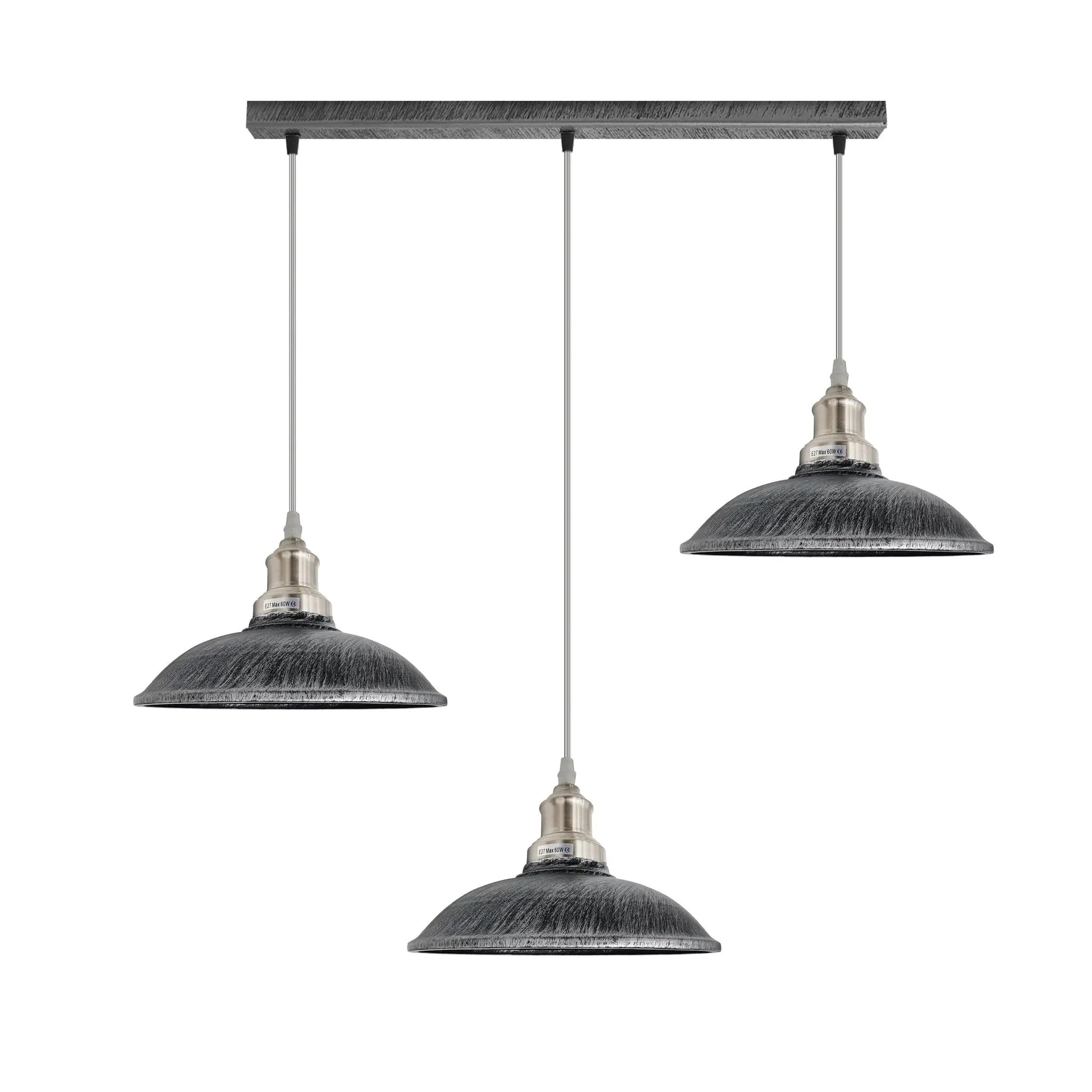 Un-branded Industrial Vintage Kitchen Lights Chandelier Metal Shade Hanging E27 Pendant - Pendant Lights