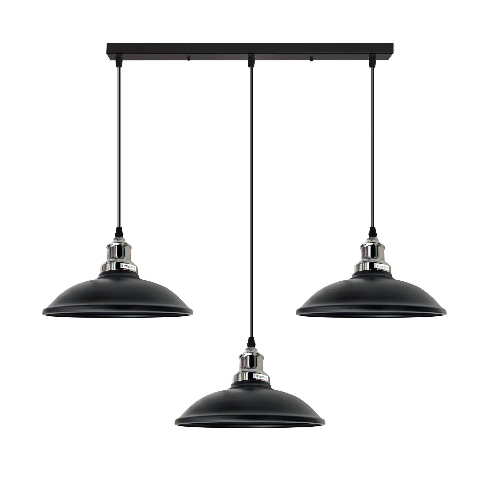 Un-branded Industrial Vintage Kitchen Lights Chandelier Metal Shade Hanging E27 Pendant - Pendant Lights