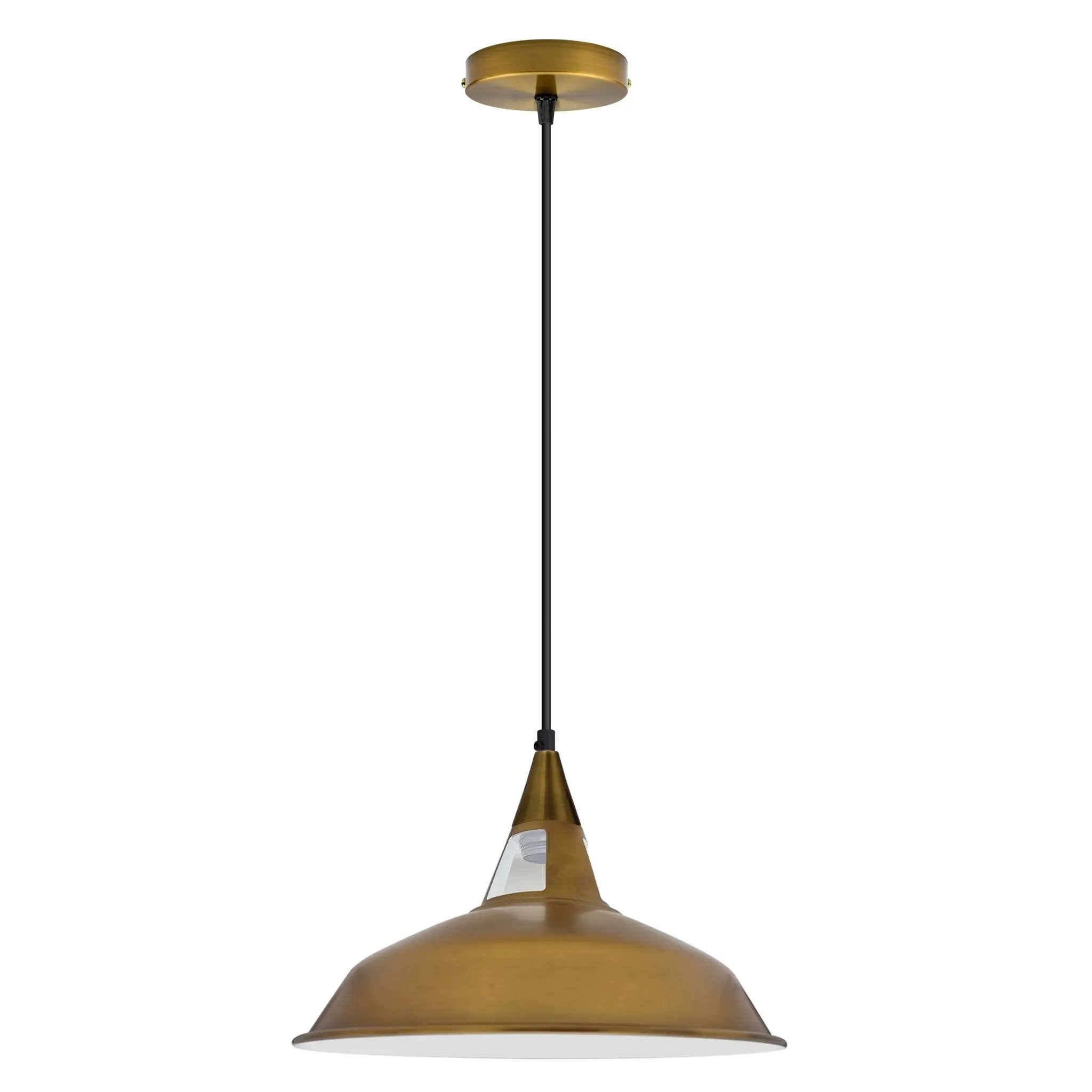 Un-branded Vintage Industrial Retro Metal Ceiling Lamp Shade Pendant Lights , UK E27 Holder - Pendant Lights