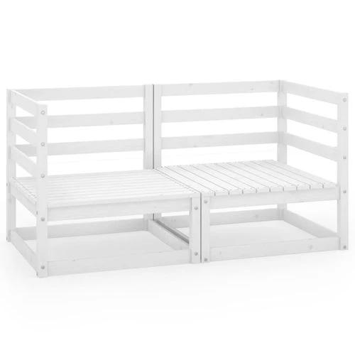 vidaXL vidaXL Garden 2-Seater Sofa Solid Pinewood Modular Design for Outdoor Relaxation - Garden Sofa Sets