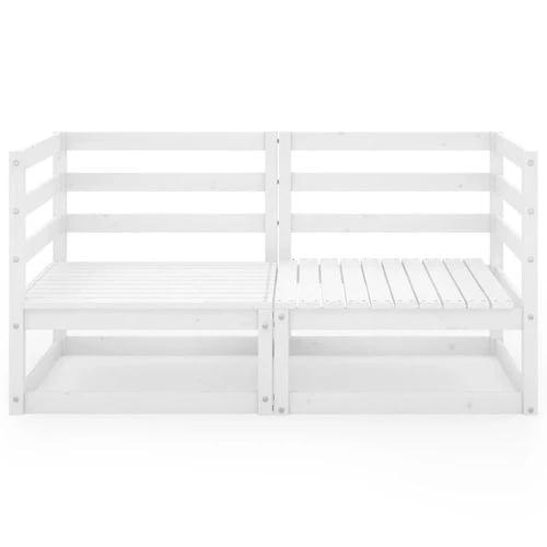 vidaXL vidaXL Garden 2-Seater Sofa Solid Pinewood Modular Design for Outdoor Relaxation - Garden Sofa Sets