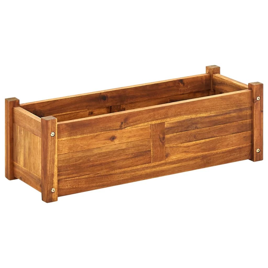 vidaXL vidaXL Garden Raised Bed Acacia Wood 76x27.6x25 cm - Raised Beds