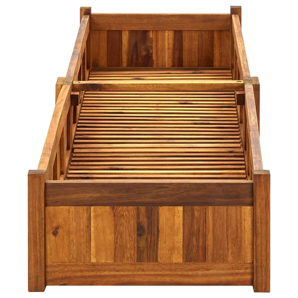 vidaXL vidaXL Garden Raised Bed Acacia Wood 76x27.6x25 cm - Raised Beds