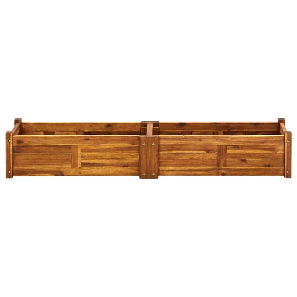vidaXL Garden Raised Bed Acacia Wood 76x27.6x25 cm by vidaXL