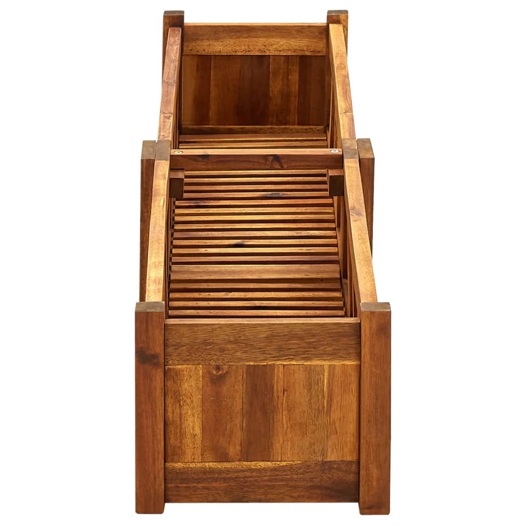 vidaXL Garden Raised Bed Acacia Wood 76x27.6x25 cm by vidaXL