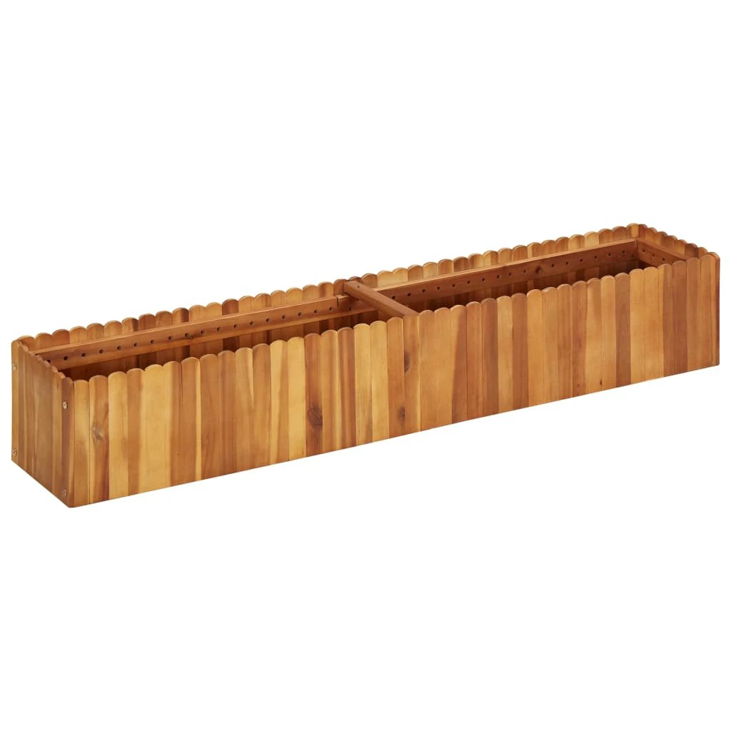 vidaXL Garden Raised Bed 50x30x25 cm Solid Acacia Wood by vidaXL