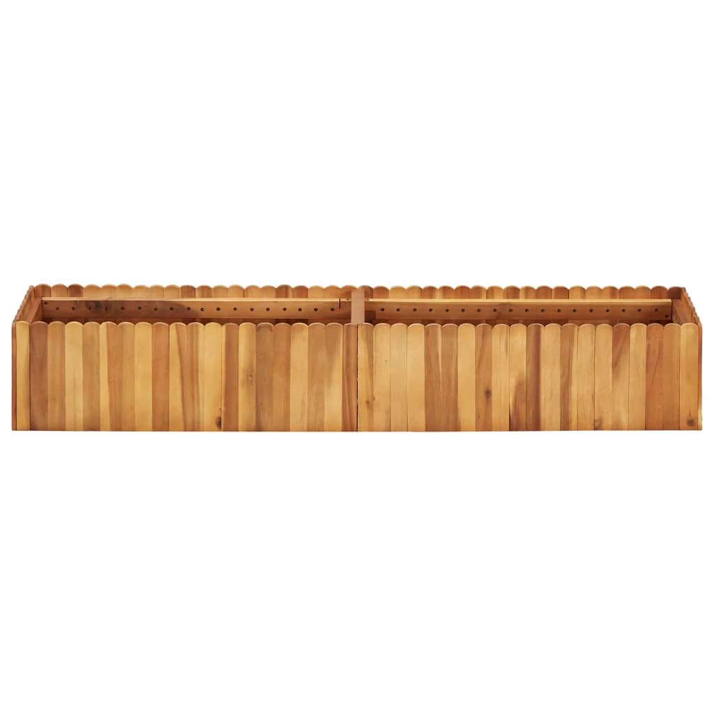 vidaXL Garden Raised Bed 50x30x25 cm Solid Acacia Wood by vidaXL