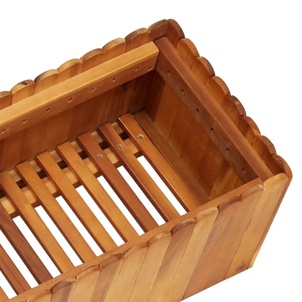 vidaXL Garden Raised Bed 50x30x25 cm Solid Acacia Wood by vidaXL
