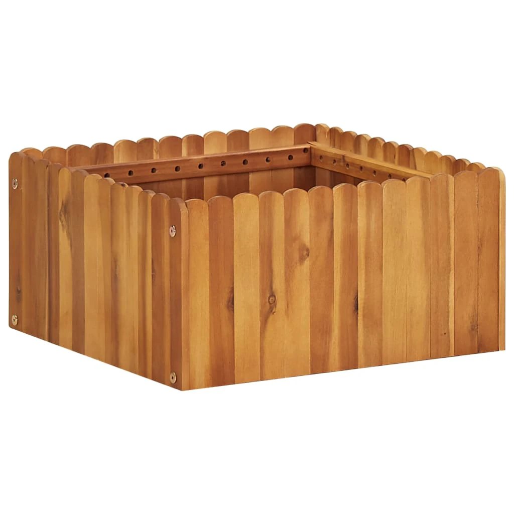vidaXL Garden Raised Bed 50x30x25 cm Solid Acacia Wood by vidaXL