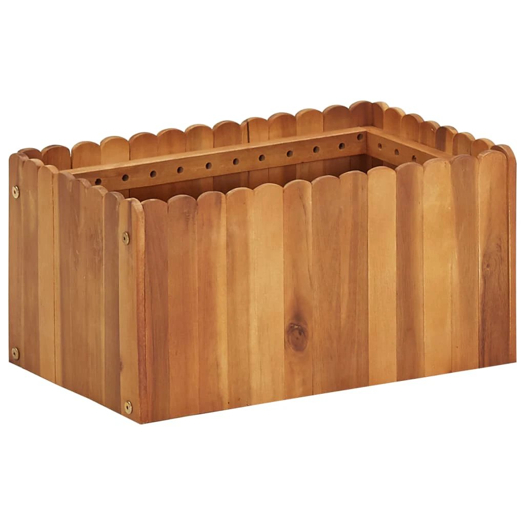 vidaXL Garden Raised Bed 50x30x25 cm Solid Acacia Wood by vidaXL