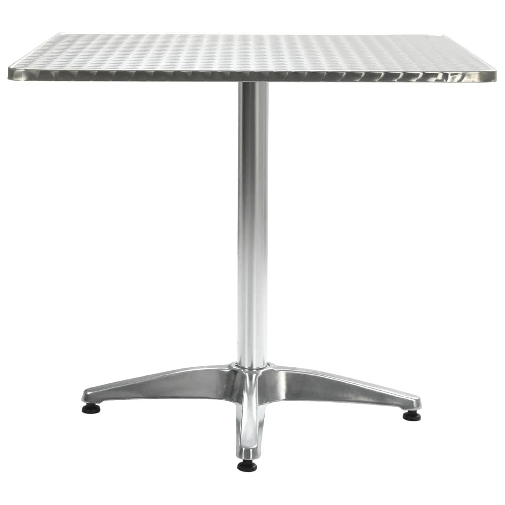 vidaXL vidaXL Garden Table Silver 60x70 cm Aluminium - Garden Table