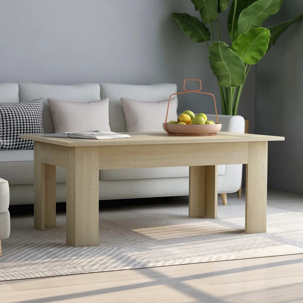 vidaXL vidaXL Coffee Table 100x60x42 cm Engineered Wood Durable Moisture Resistant Living Room - Coffee Table