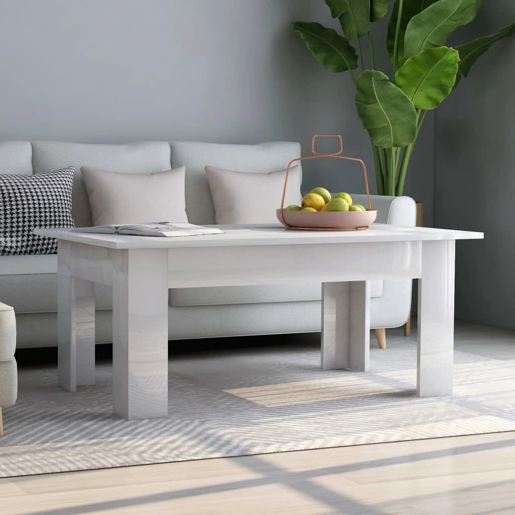 vidaXL vidaXL Coffee Table 100x60x42 cm Engineered Wood Durable Moisture Resistant Living Room - Coffee Table