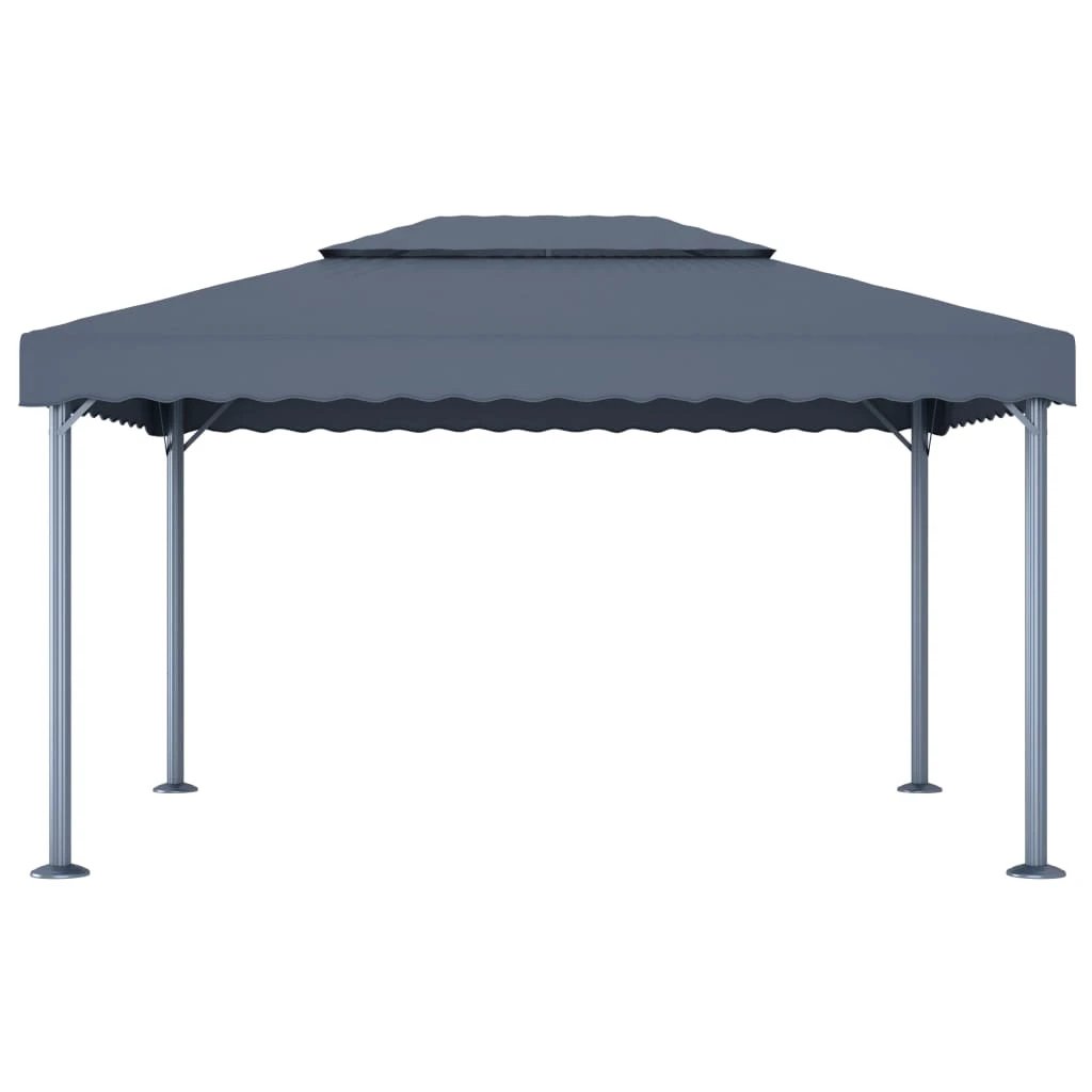 vidaXL vidaXL Gazebo 400x300 cm Cream Aluminium - Gazebos