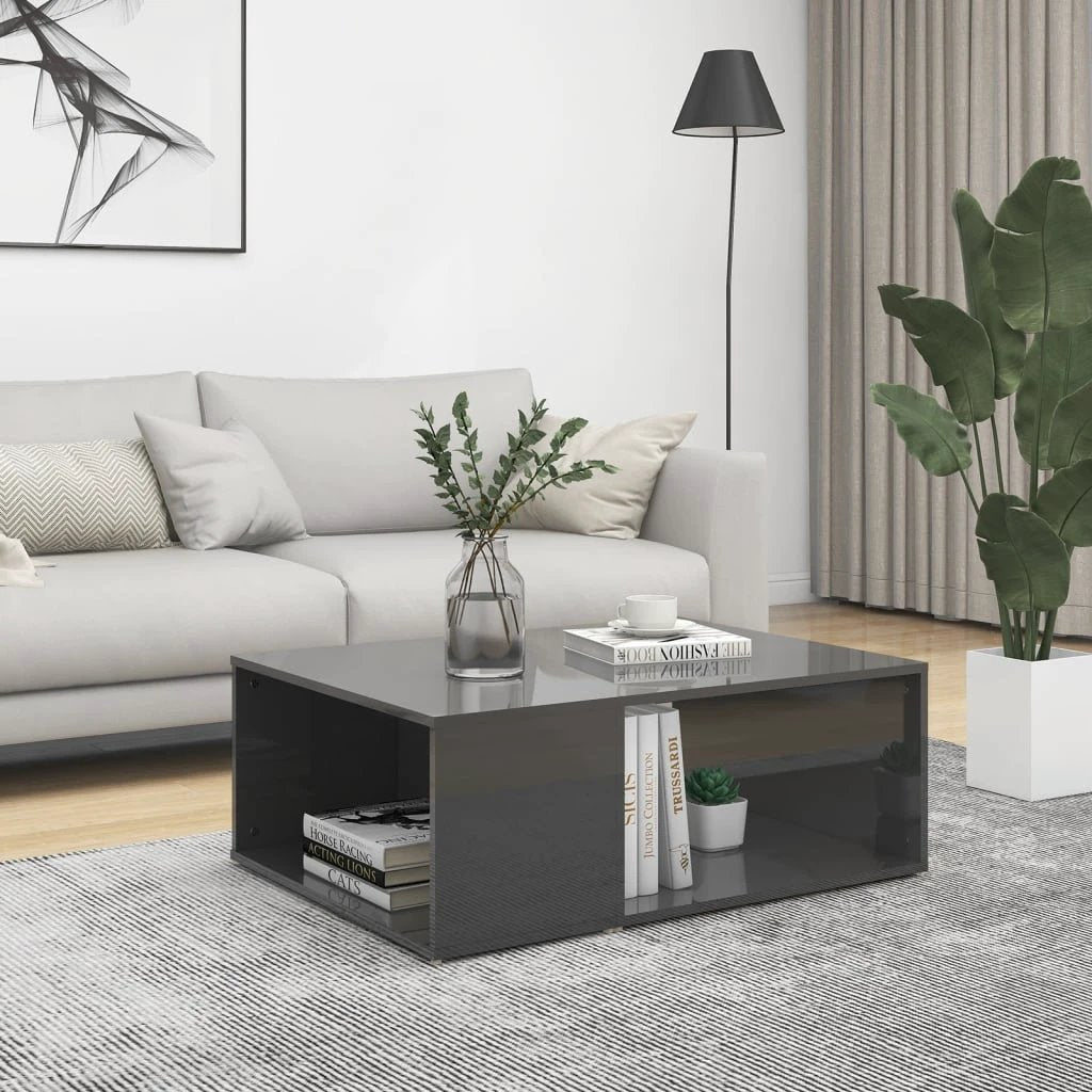 VidaXL Coffee Table 90x67x33 cm Two Shelves by vidaXL
