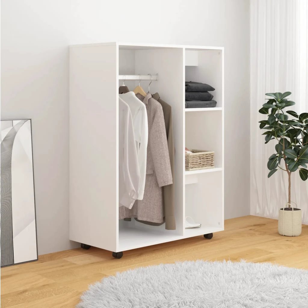 vidaXL Wardrobe Smoked Oak 80x40x110 cm Engineered Wood by vidaXL