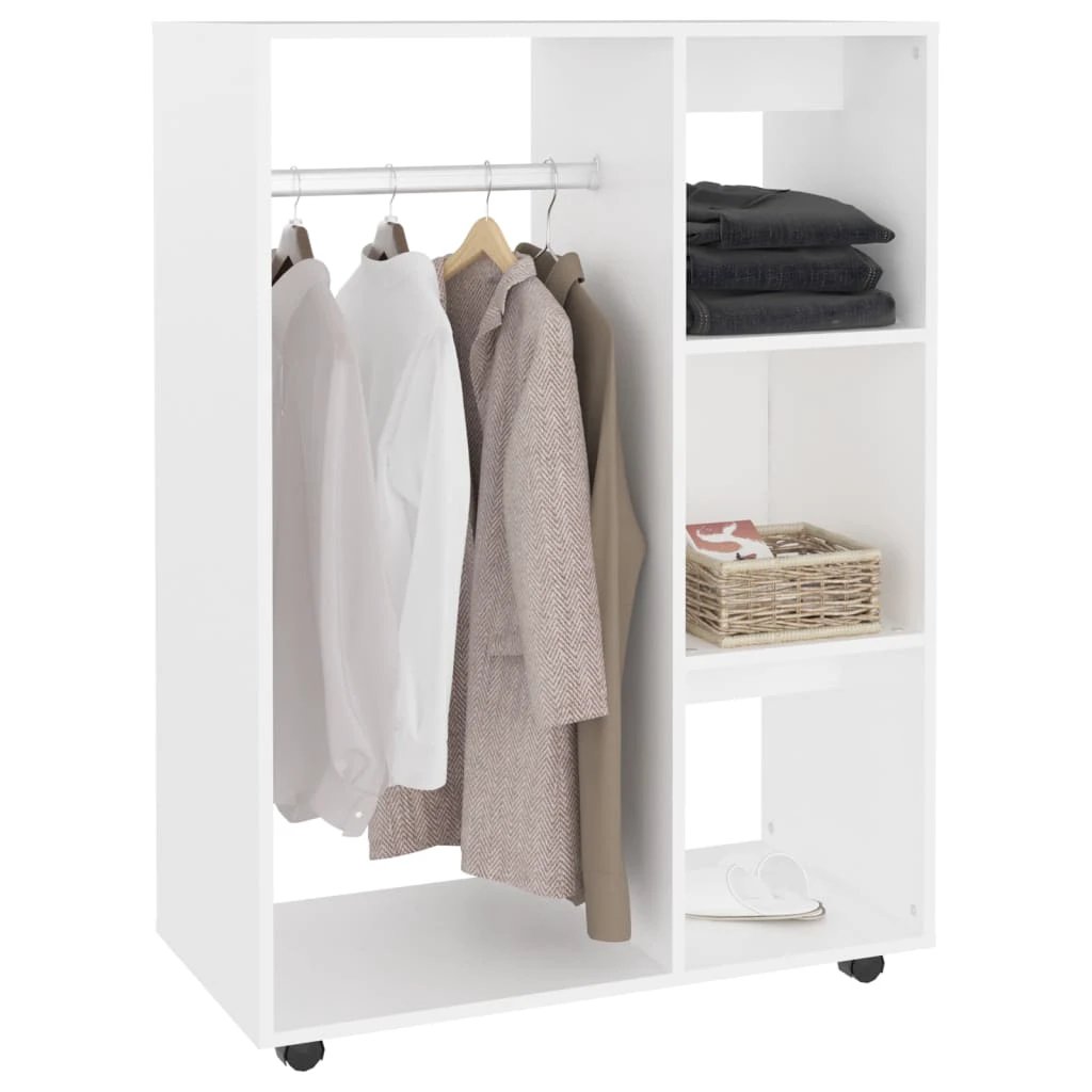 vidaXL Wardrobe Smoked Oak 80x40x110 cm Engineered Wood by vidaXL