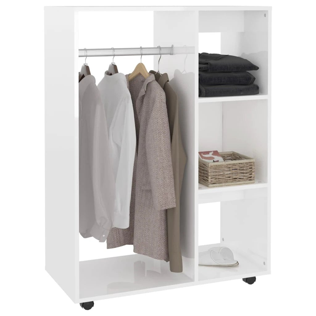 vidaXL Wardrobe Smoked Oak 80x40x110 cm Engineered Wood by vidaXL