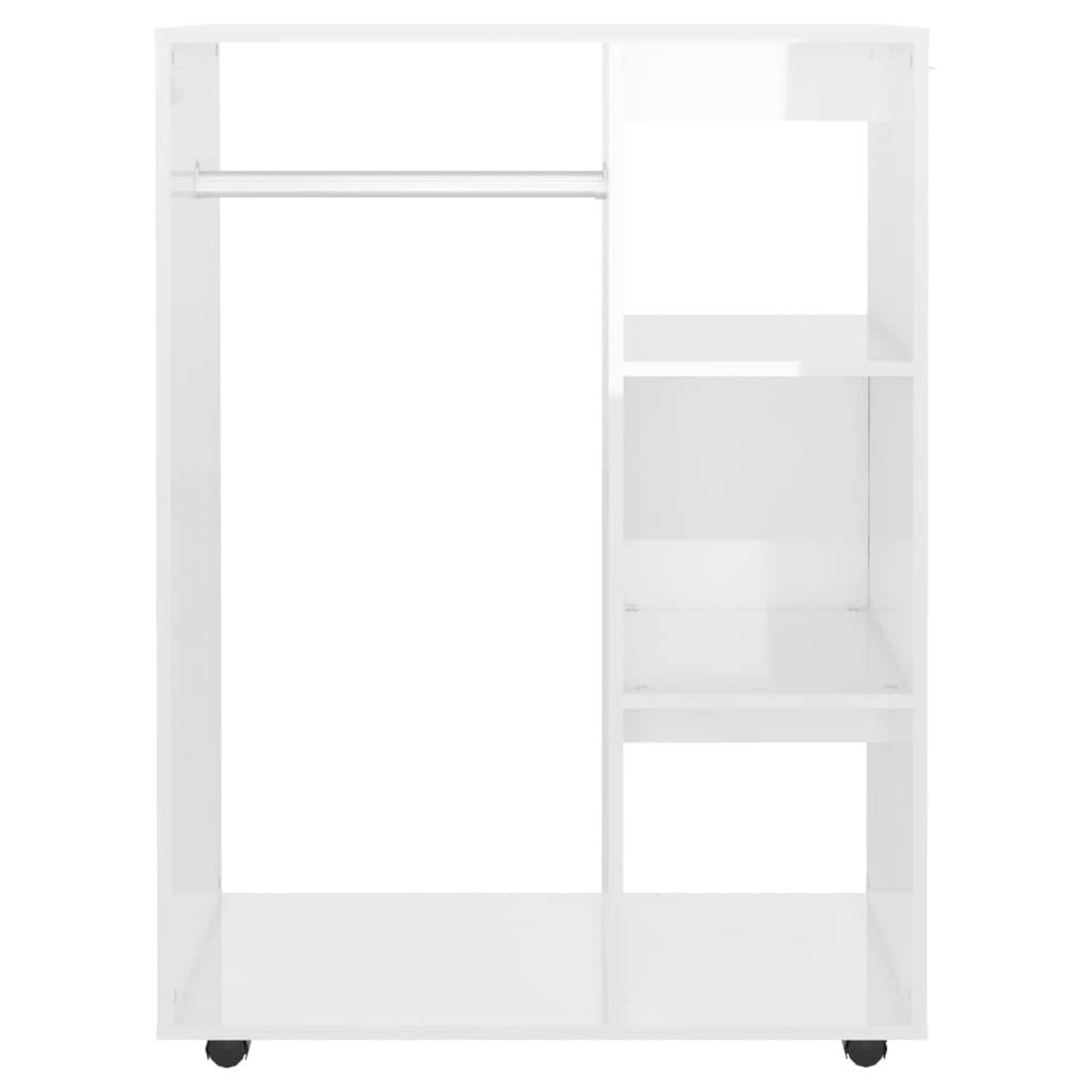 vidaXL Wardrobe Smoked Oak 80x40x110 cm Engineered Wood by vidaXL