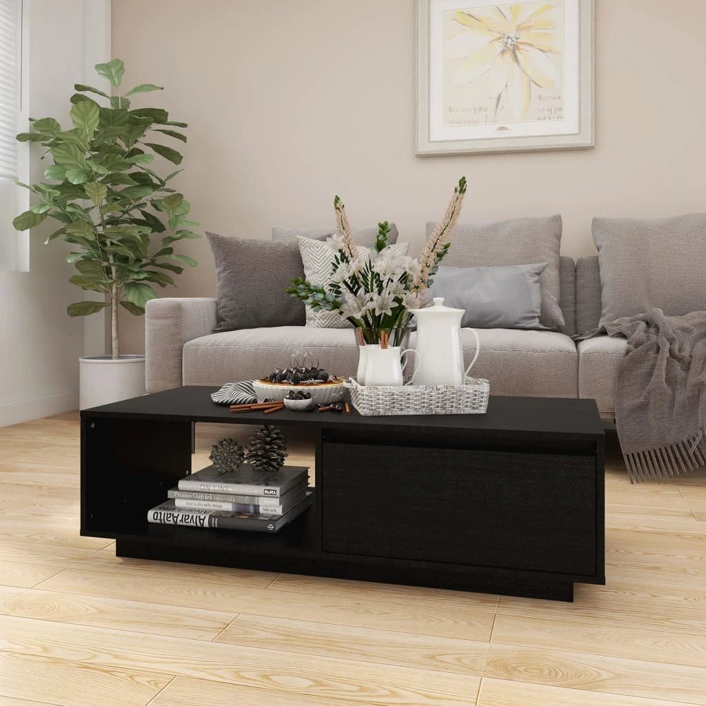 vidaXL VidaXL Coffee Table 110x50x33.5cm Pinewood Living - Coffee Table