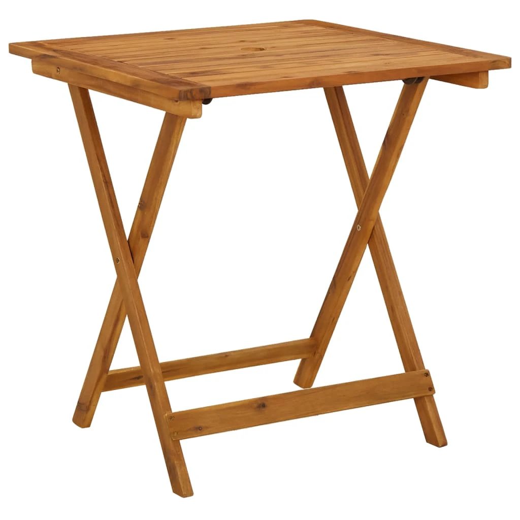 vidaXL vidaXL Folding Garden Table 60x75 cm Solid Acacia Wood - Garden Table