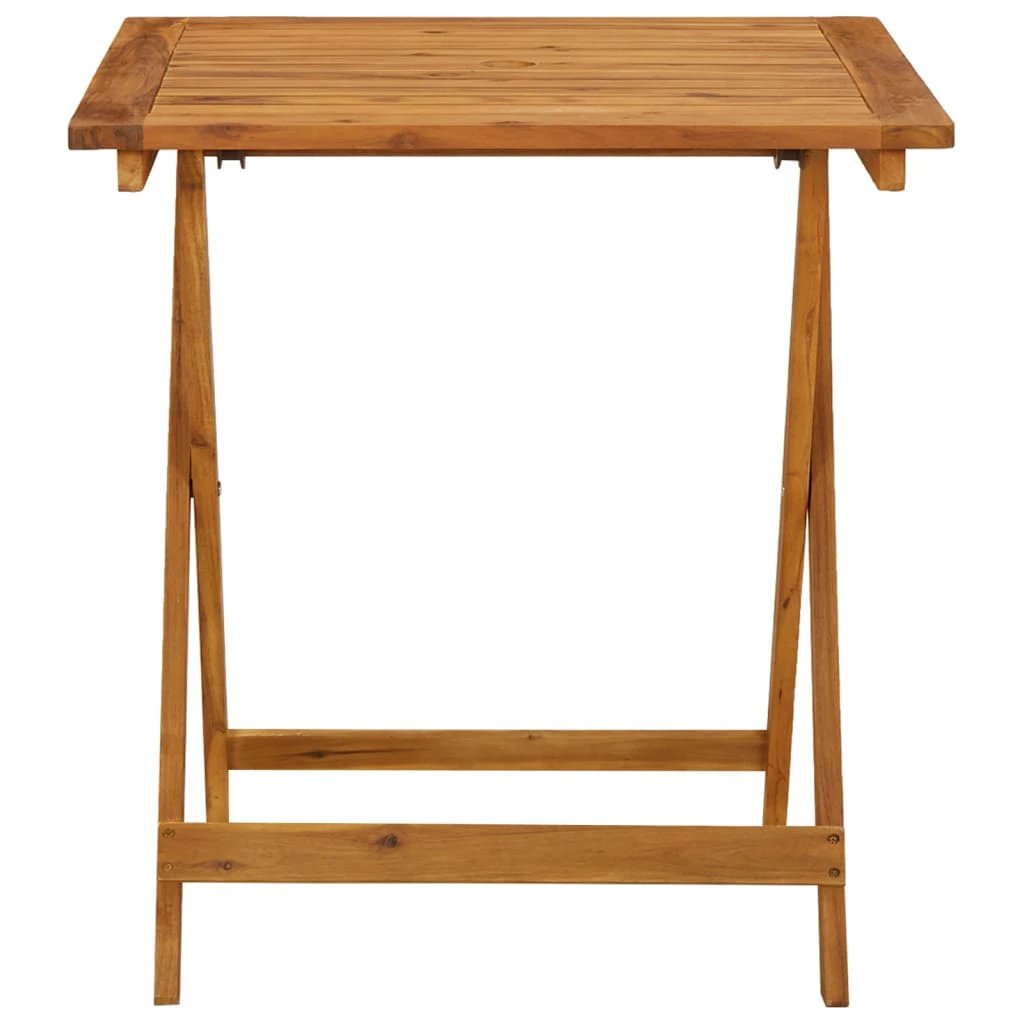 vidaXL vidaXL Folding Garden Table 60x75 cm Solid Acacia Wood - Garden Table