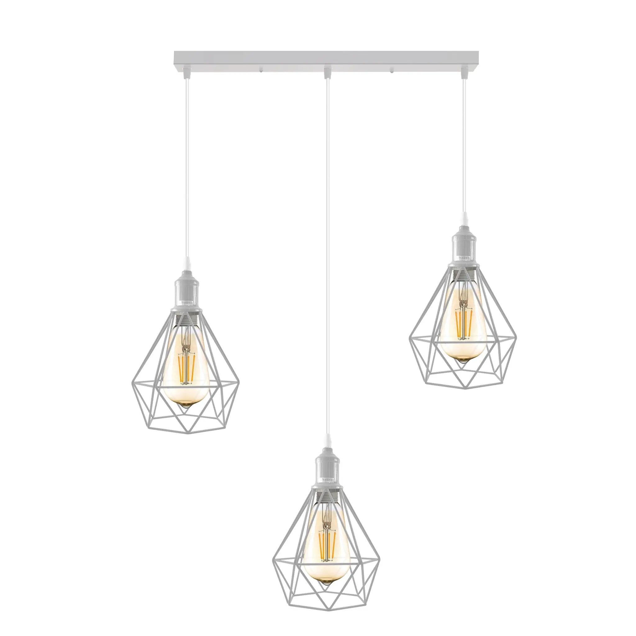 Un-branded Pendant Industrial Ceiling Light Fitting, Metal Open Style Vintage Lamp Shade - Pendant Lights