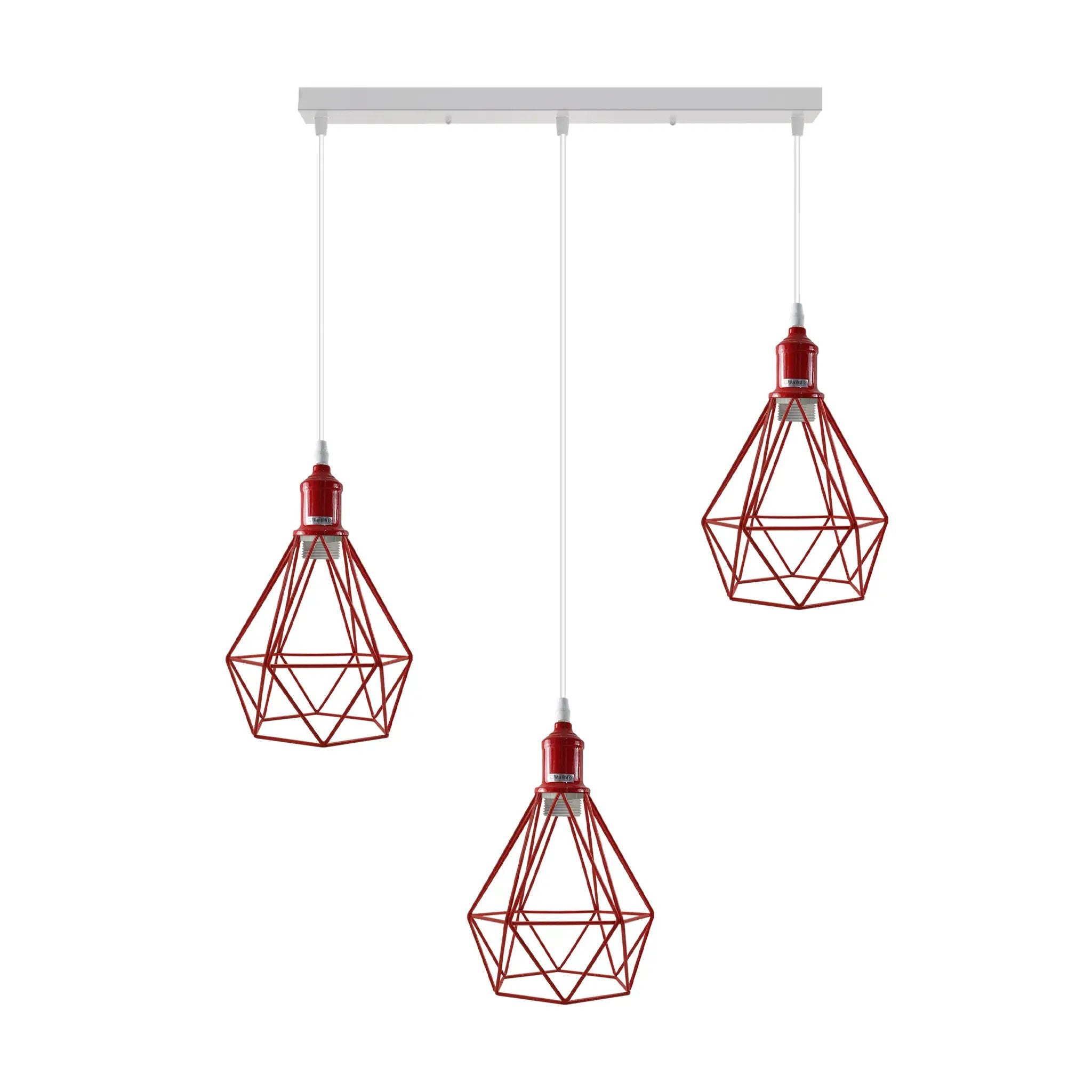 Un-branded Pendant Industrial Ceiling Light Fitting, Metal Open Style Vintage Lamp Shade - Pendant Lights