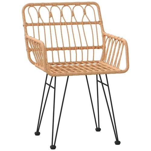 vidaXL vidaXL 7 Piece Garden Dining Set with Weather Resistant Poly Rattan for Outdoor Entertaining - Garden Set