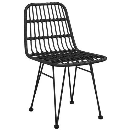 vidaXL vidaXL 3 Piece Garden Dining Set with Weather Resistant PE Rattan for Outdoor Dining Enthusiasts - Garden Set