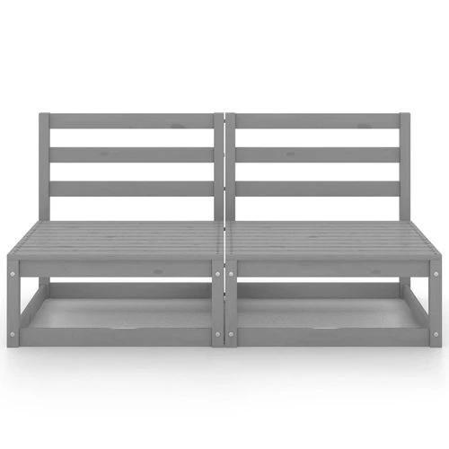 vidaXL vidaXL Garden 2-Seater Sofa Solid Pinewood Modular Design for Outdoor Relaxation - Garden Sofa Sets