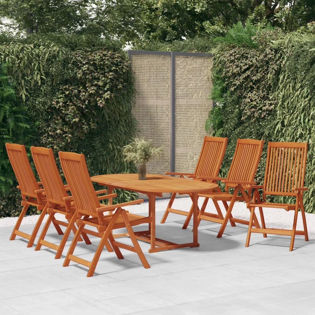 vidaXL VidaXL 5 Piece Garden Dining Set Eucalyptus Patio - Garden Set
