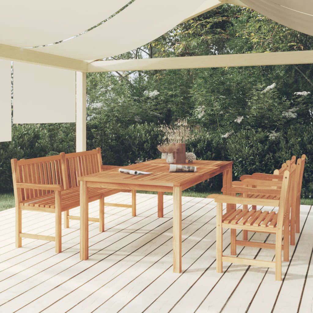 vidaXL VidaXL Garden Dining Set 3pc Solid Teak Outdoor - Garden Set