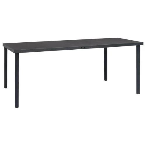 vidaXL 7 Piece Outdoor Dining Set 70 Inch Steel Frame with Powder-Coated Finish for Stylish Patio Gatherings by vidaXL