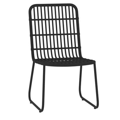 vidaXL vidaXL 3 Piece Garden Dining Set with Sturdy Steel Frame and Easy Clean Glass Top for Outdoor Entertaining - Garden Set