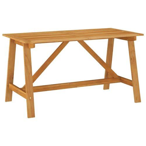 vidaXL vidaXL 5 Piece Garden Dining Set with Solid Acacia Wood Table and Weather-Resistant Rattan Chairs for Outdoor Entertaining - Garden Set