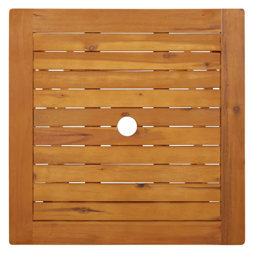 vidaXL Folding Garden Table 60x75 cm Solid Acacia Wood by vidaXL