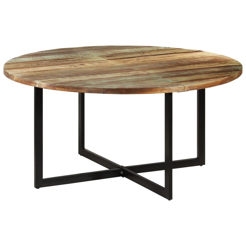 VidaXL Dining Table 110x75 cm Solid Mango Wood Kitchen by vidaXL
