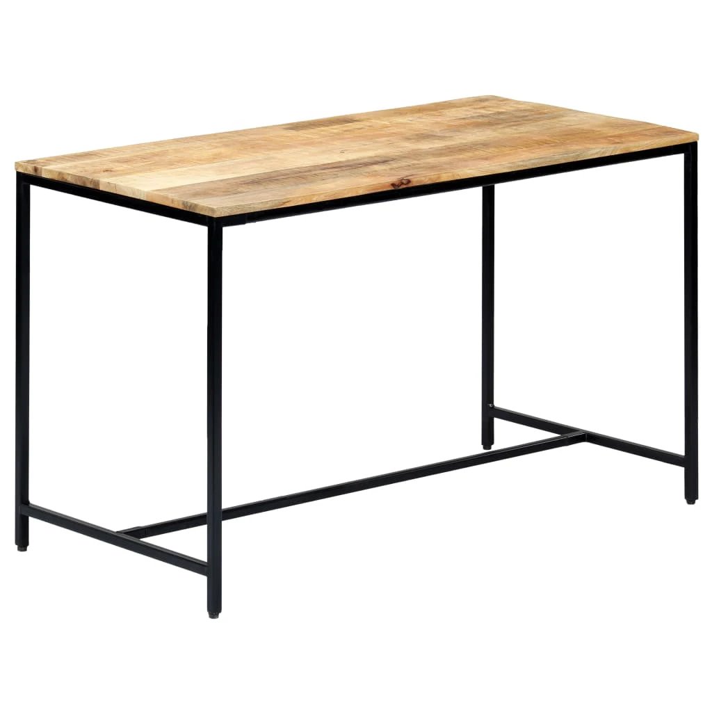 vidaXL Dining Table 180x90x75 cm Solid Rough Mango Wood by vidaXL