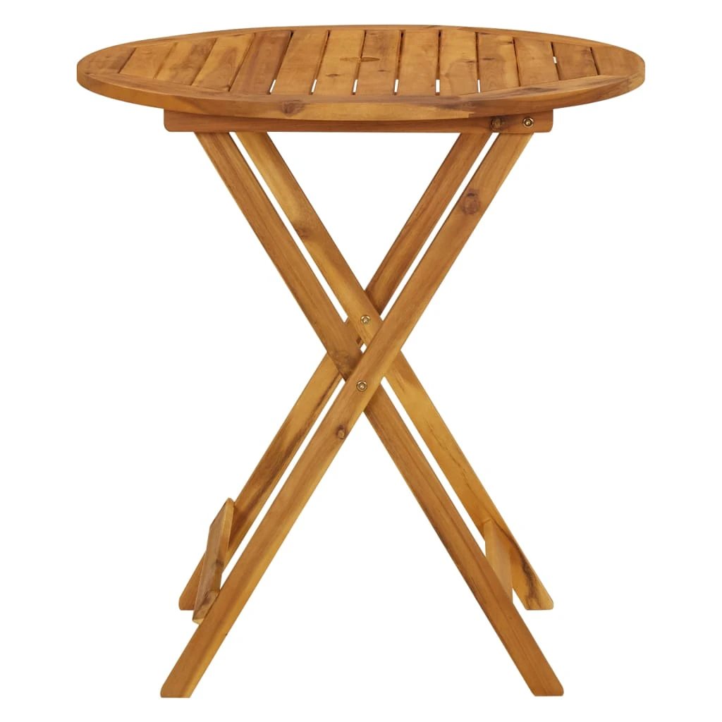 vidaXL Folding Garden Table 60x75 cm Solid Acacia Wood by vidaXL