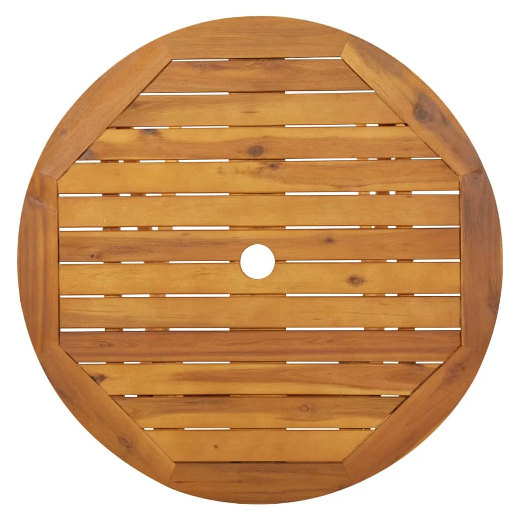 vidaXL Folding Garden Table 60x75 cm Solid Acacia Wood by vidaXL