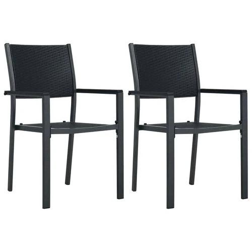 vidaXL 5 Piece Garden Dining Set with Sturdy Steel Frame and Smooth Glass Top for Stylish Outdoor Gatherings by vidaXL