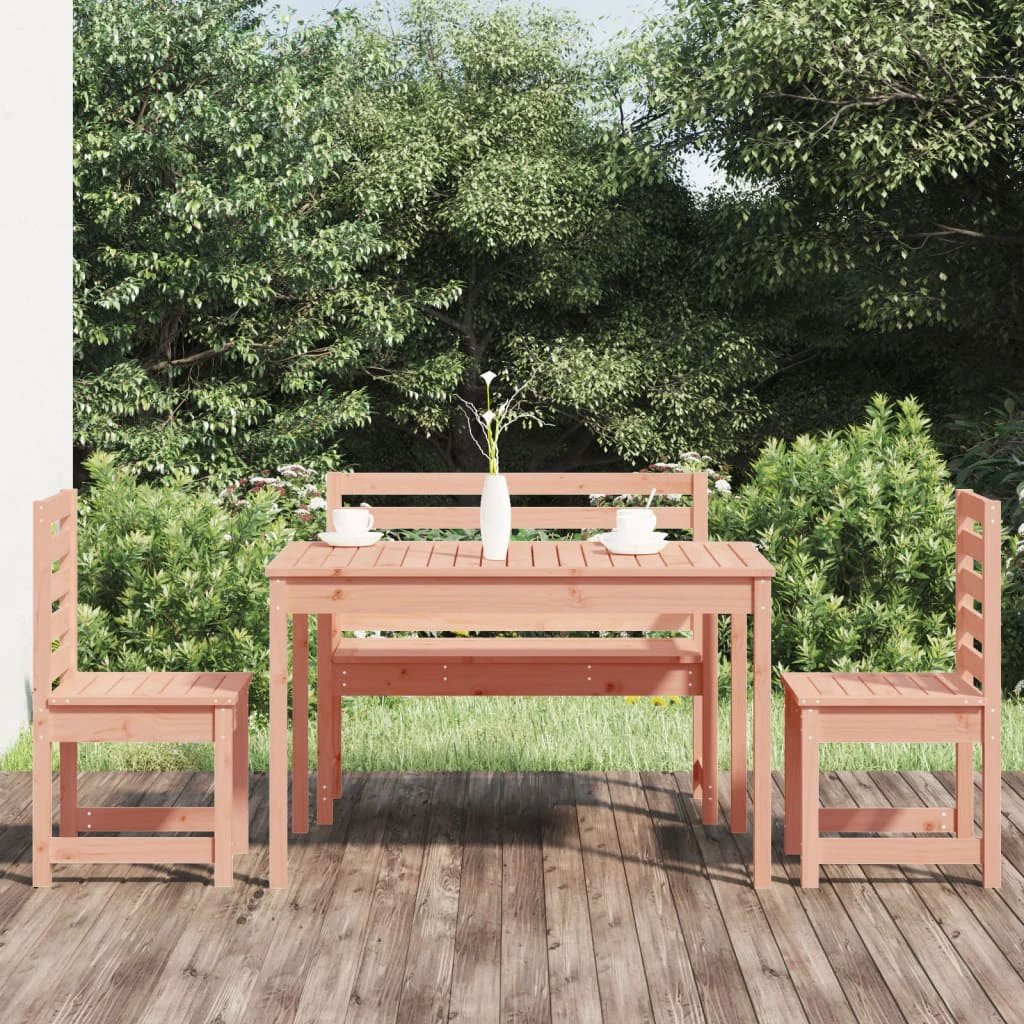 VidaXL Garden Dining Set 4 Piece Solid Pine Wood Outdoor by vidaXL