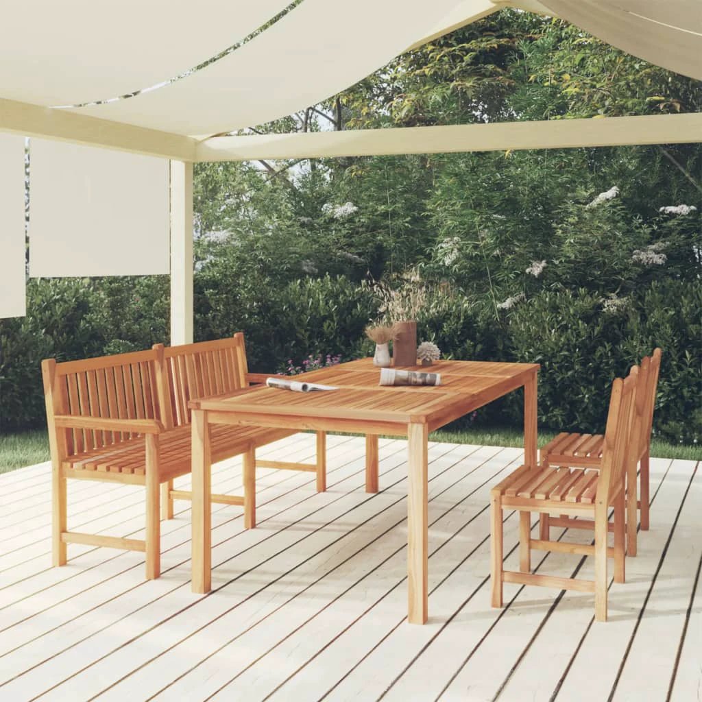 vidaXL VidaXL Garden Dining Set 3pc Solid Teak Outdoor - Garden Set