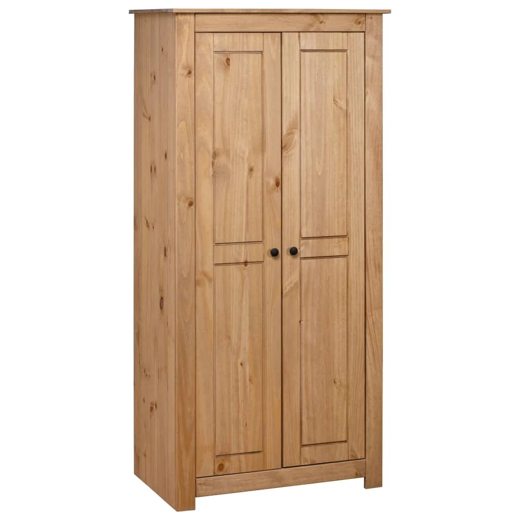 vidaXL 3-Door Wardrobe 118x50x171.5 cm Pine Panama Range by vidaXL
