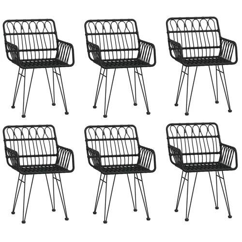vidaXL vidaXL 7 Piece Garden Dining Set with Weather Resistant Poly Rattan for Outdoor Entertaining - Garden Set