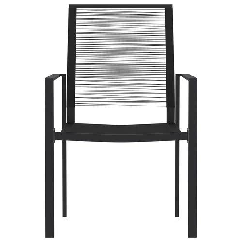 vidaXL vidaXL 3 Piece Garden Dining Set 80x80x74 cm with Powder-Coated Steel Frame and Water-Resistant PVC Rattan Chairs for Outdoor Use - Garden Set