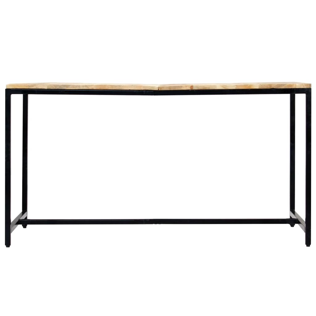 vidaXL Dining Table 180x90x75 cm Solid Rough Mango Wood by vidaXL